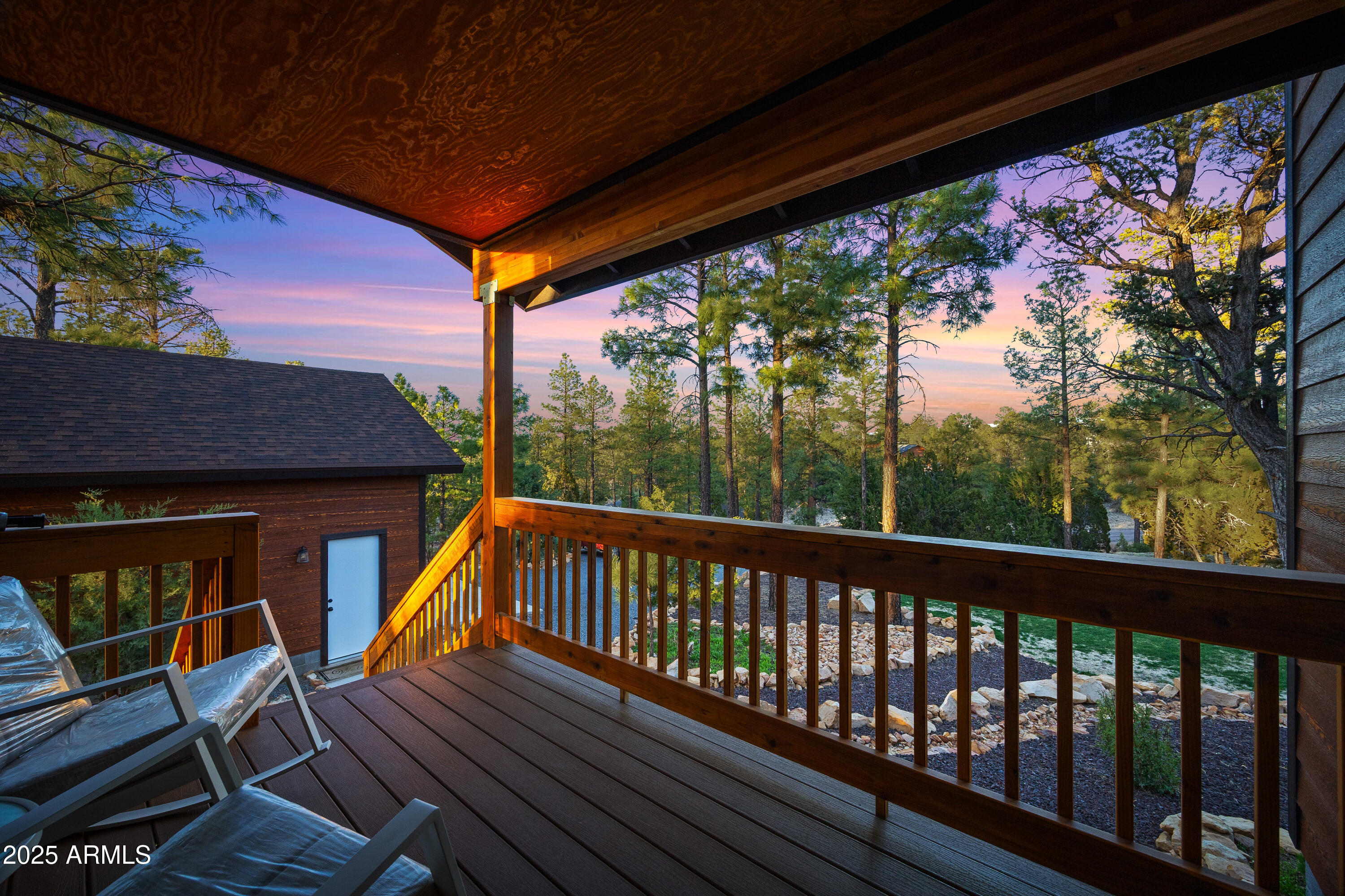 3334 Sawmill Ridge Loop Heber, AZ 85928 - Photo 2 of 58 a view of a two chairs in the balcony