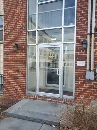 a view of a door with a door