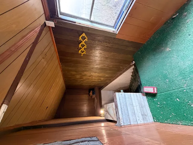 a view of storage and utility room