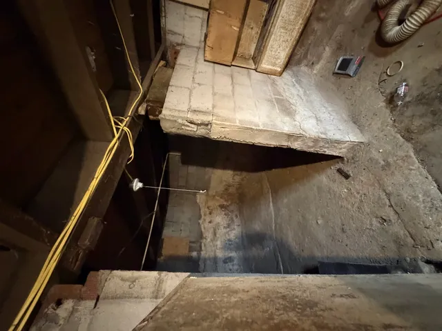 a view of storage and utility room