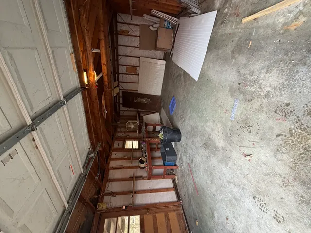 a backyard of a house