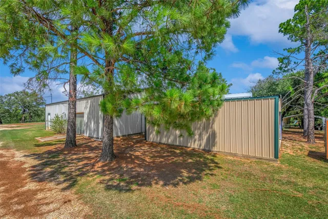 a view of a storage room
