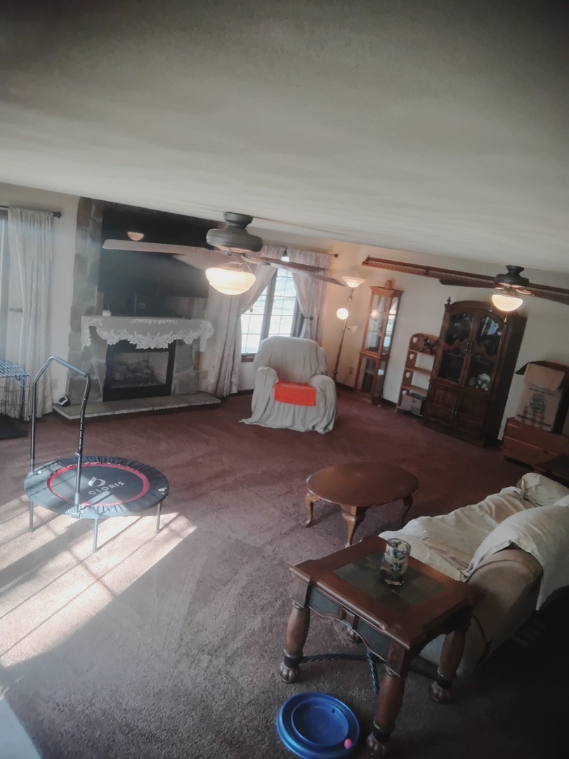 503 North Walnut Street Delavan, IL 61734 - Photo 22 of 32 a living room with furniture and a gym