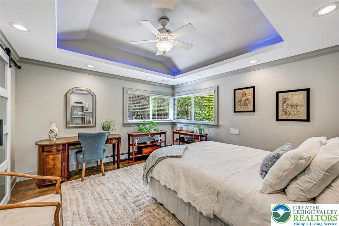 1284 Burger Hollow Road Effort, PA 18330 - Photo 39 of 100 Bedroom 3 w/ Tray Ceiling & LED Lights