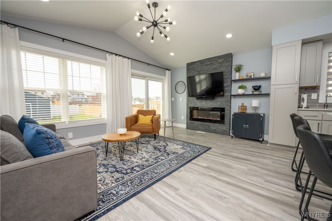 1225 Losson Road Cheektowaga, NY 14227 - Photo 8 of 47 Living room looking to the kitchen.