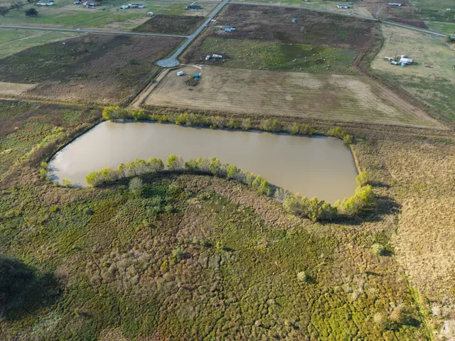 a view of a lake with outdoor space