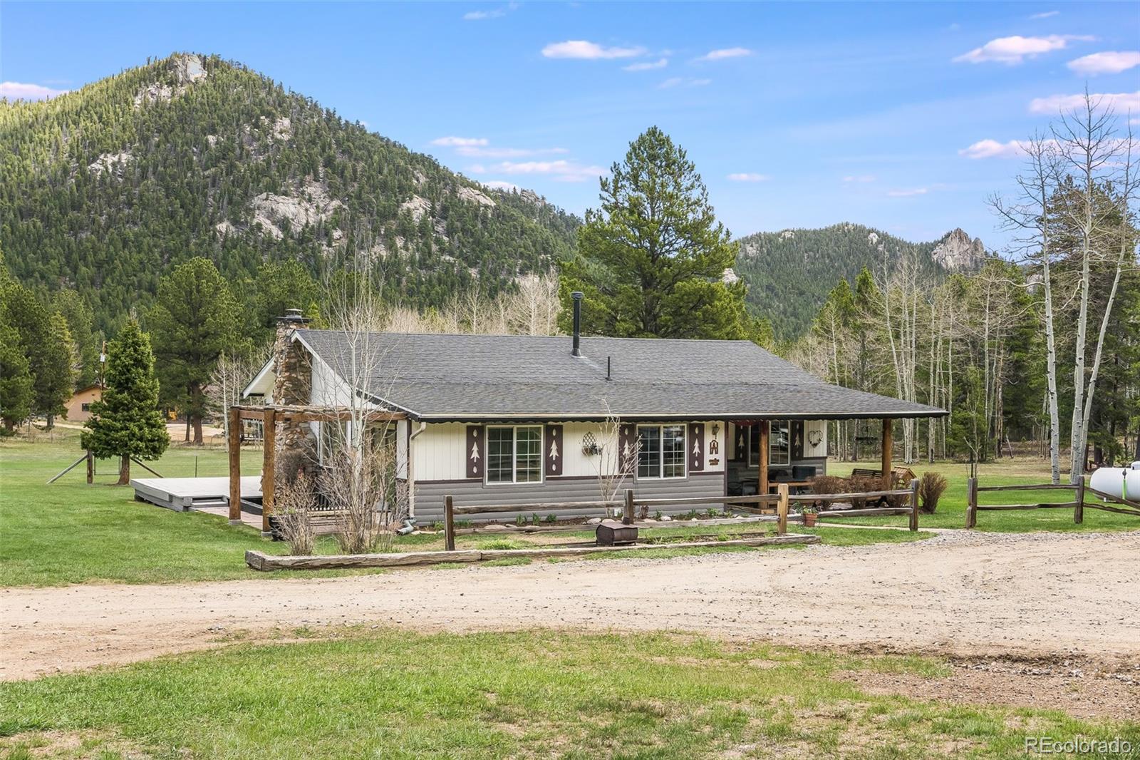 104 Mountain House Road Black Hawk, CO 80422 - Photo 6 of 32 a house with trees in the background