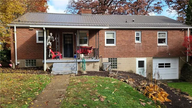 a view of a house with garden