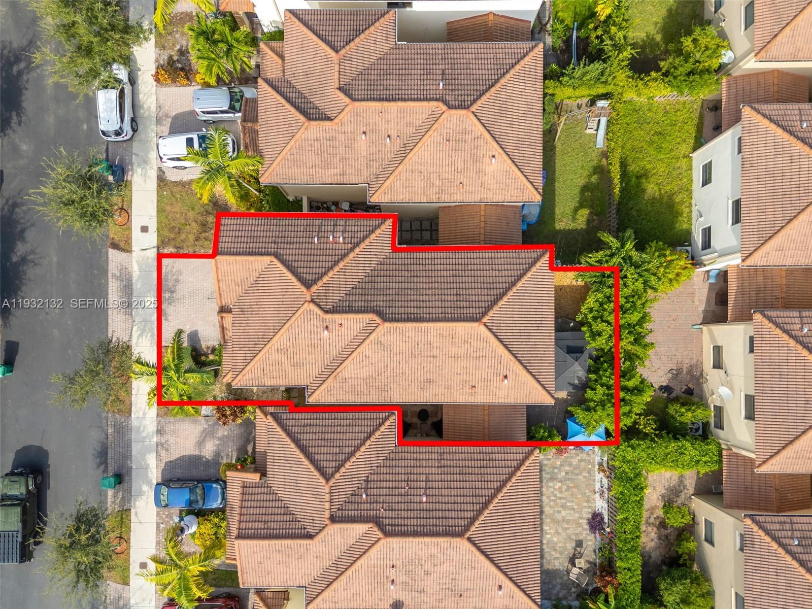 22813 Southwest 88th Path Cutler Bay, FL 33190 - Photo 19 of 24 an aerial view of a house
