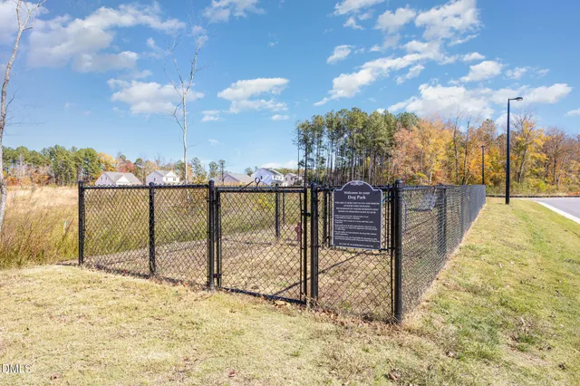 a view of a terrace with trees