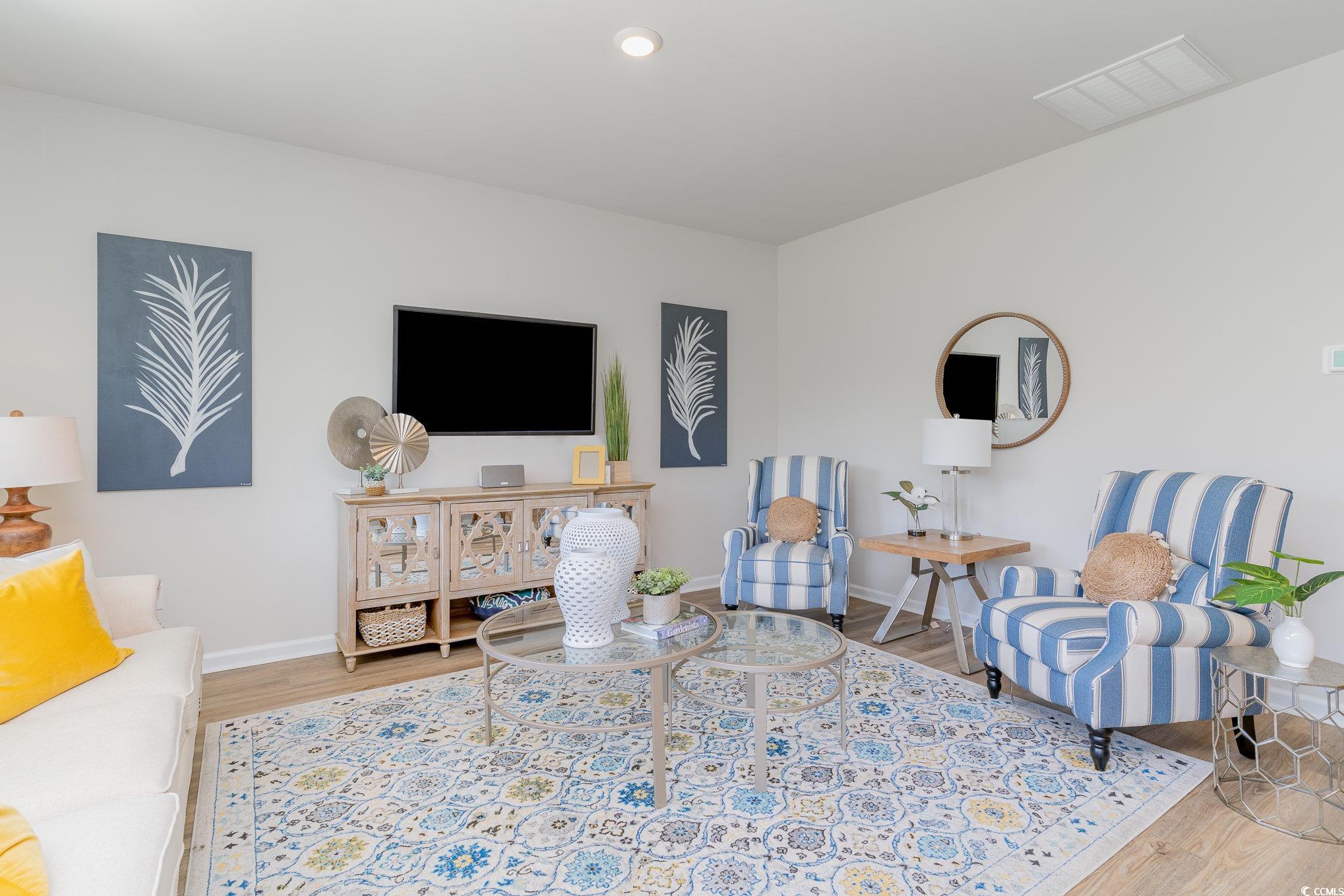 7366 Meadow Walk Loop Loris, SC 29569 - Photo 7 of 20 Living area featuring wood finished floors