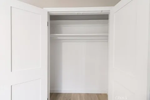 a close view of closet