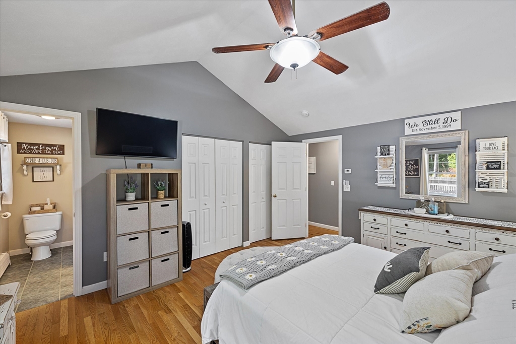 27 Ware Drive Templeton, MA 01436 - Photo 13 of 34 a bedroom with a bed and a flat screen tv