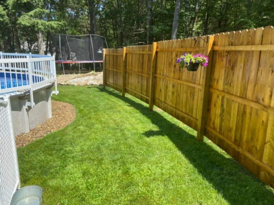 27 Ware Drive Templeton, MA 01436 - Photo 33 of 34 a view of a deck with a wooden fence