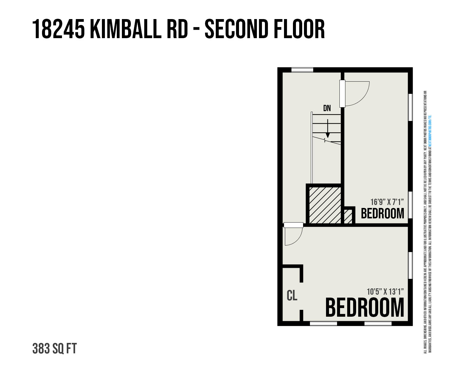 18245 Kimball Road Sand Lake, MI 49343 - Photo 3 of 3 Second Floor