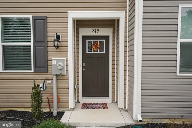 a view of a door and a outdoor space