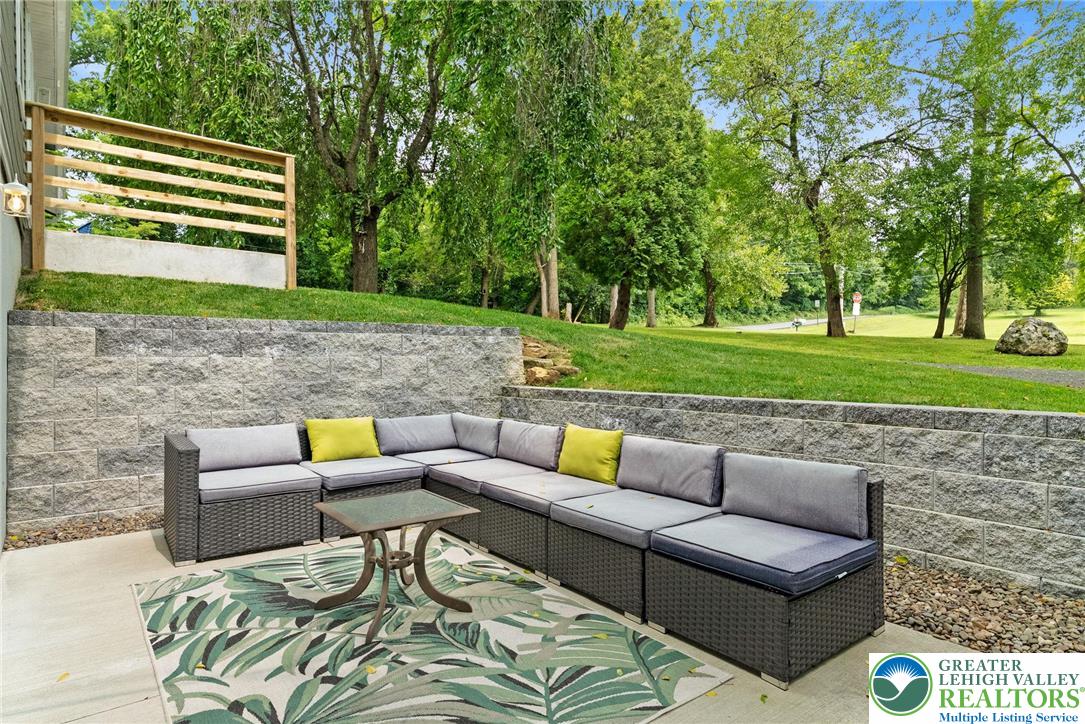 2007 Springtown Hill Road Hellertown, PA 18055 - Photo 83 of 100 a view of a patio with couches and a big yard
