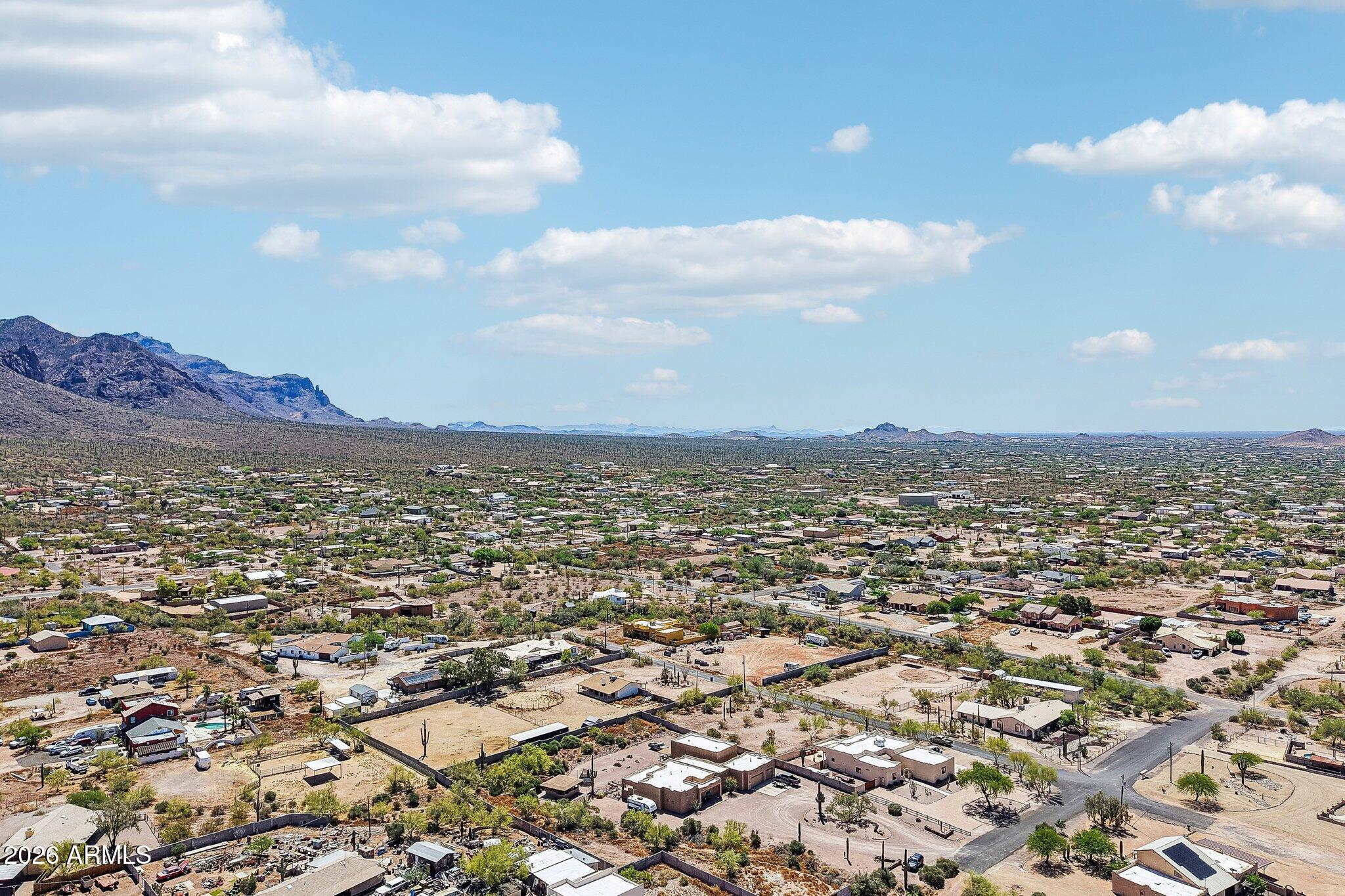 1547 North Val Vista Road Apache Junction, AZ 85119 - Photo 44 of 59 an aerial view of residential building and trees around