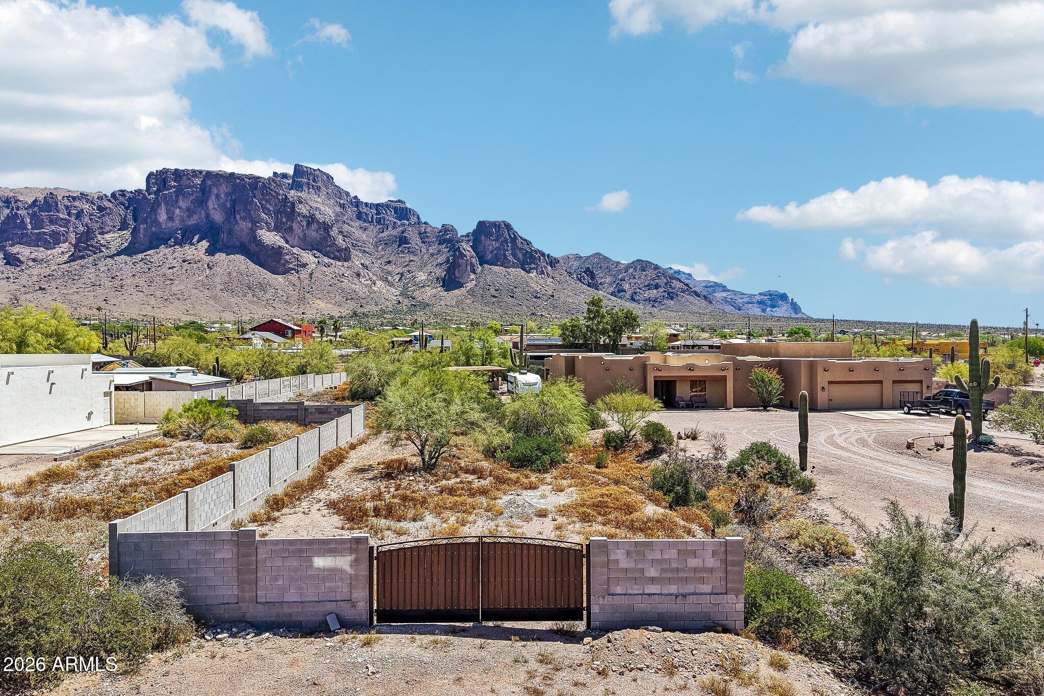 1547 North Val Vista Road Apache Junction, AZ 85119 - Photo 52 of 59 a view of a terrace with a garden