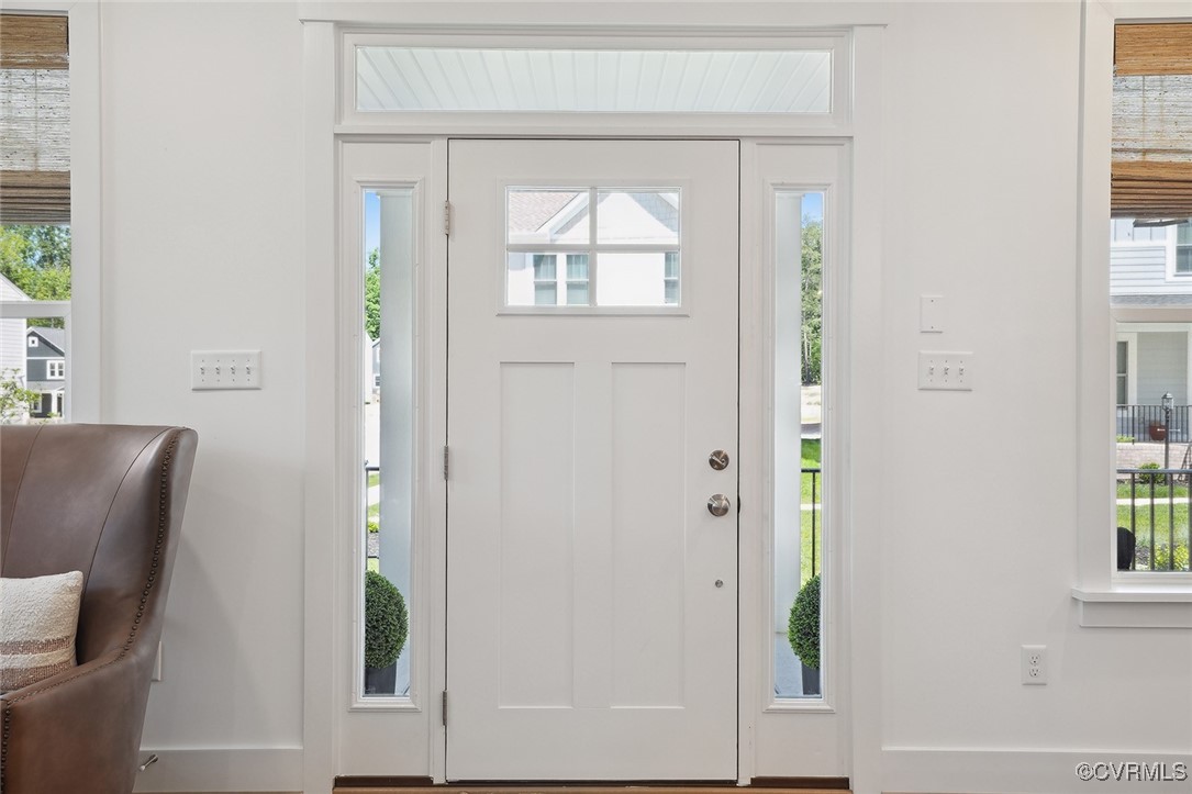 7600 Oak Grove Tree Drive Chesterfield, VA 23832 - Photo 4 of 17 a view of an entryway with wooden floor