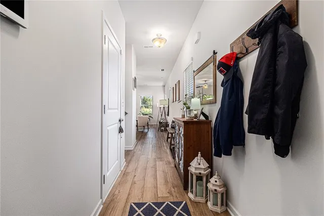 a view of a walk in closet