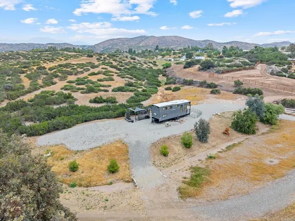 a view of a city from a terrace