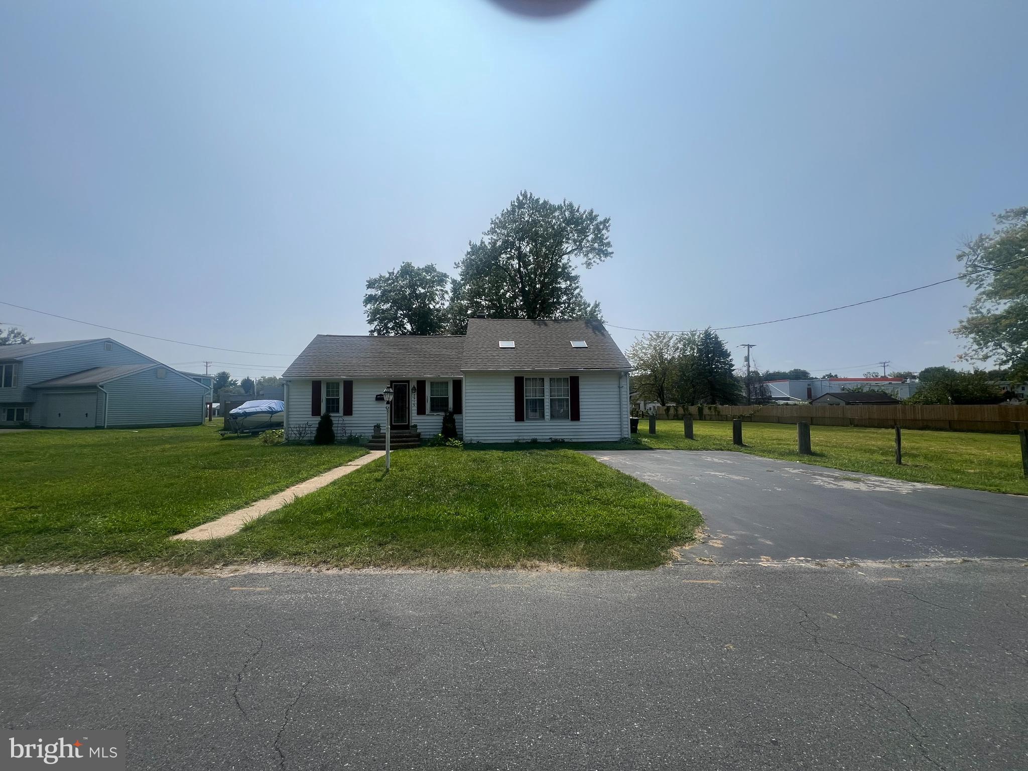 Large, level lot