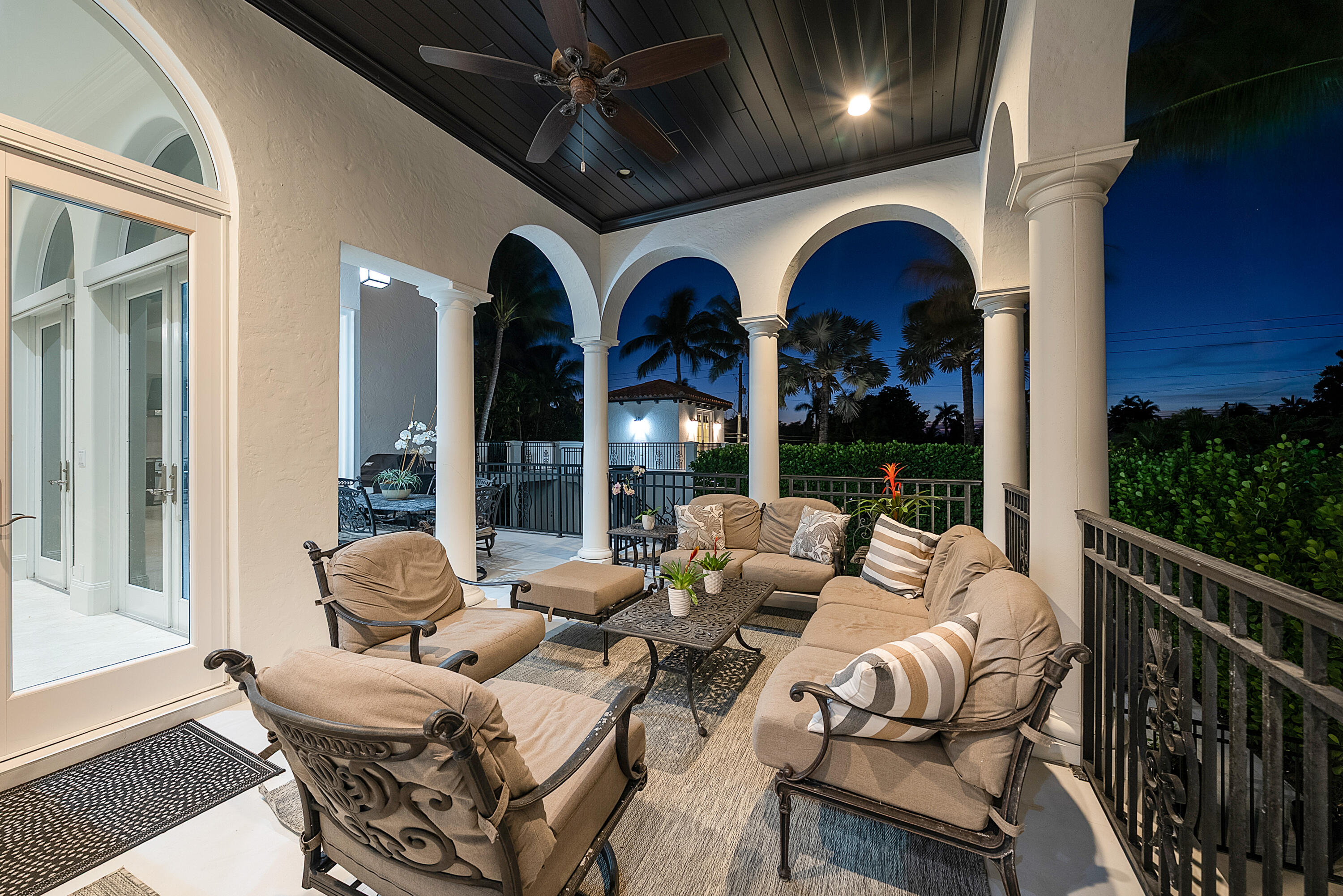 6102 North Ocean Boulevard Ocean Ridge, FL 33435 - Photo 34 of 86 Coverd Patio Twilight