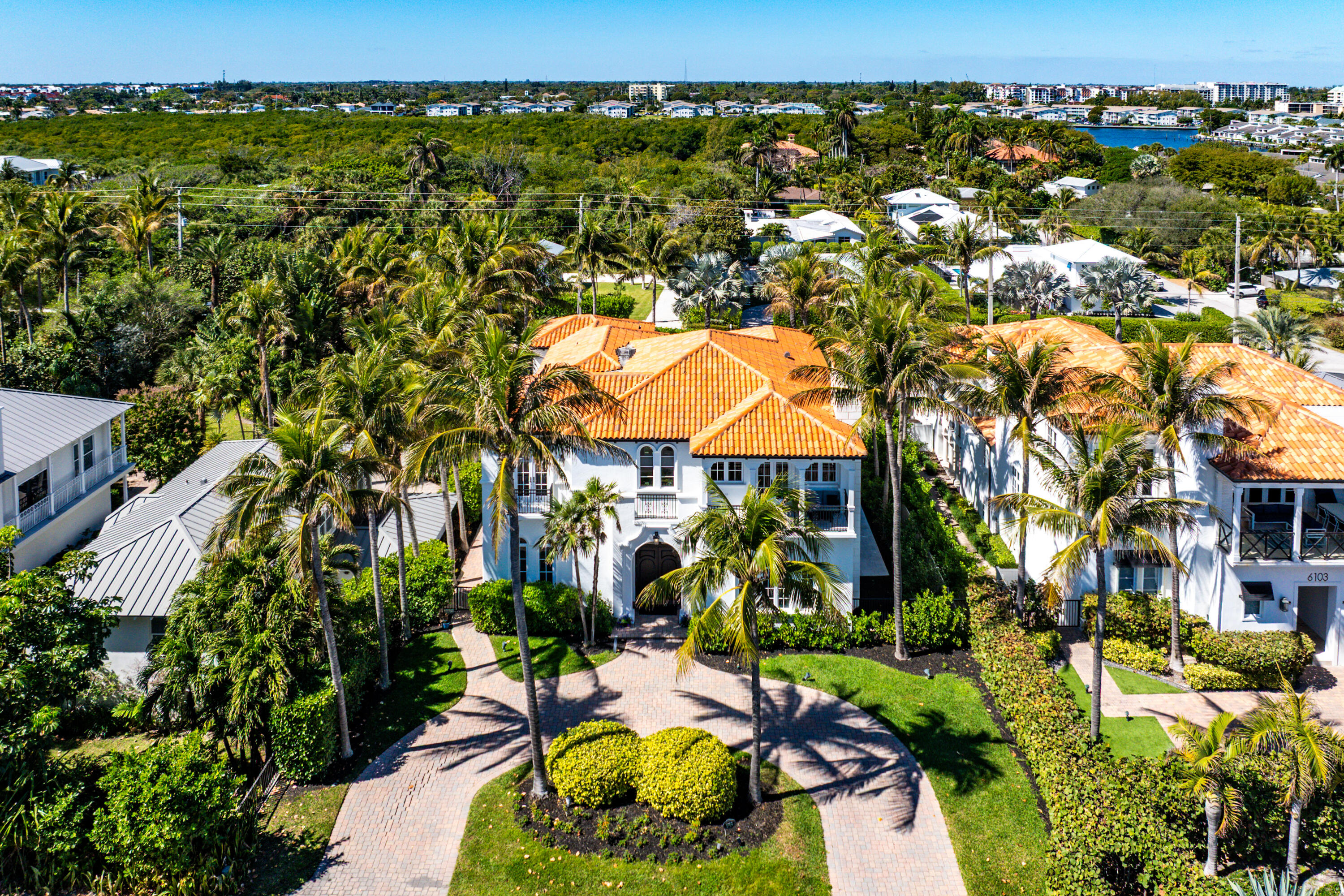 6102 North Ocean Boulevard Ocean Ridge, FL 33435 - Photo 10 of 86 Aerial Front