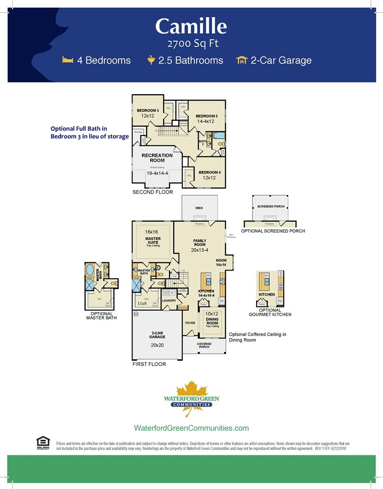 290 Colson Ridge Drive Clayton, NC 27520 - Photo 20 of 20 Floorplan