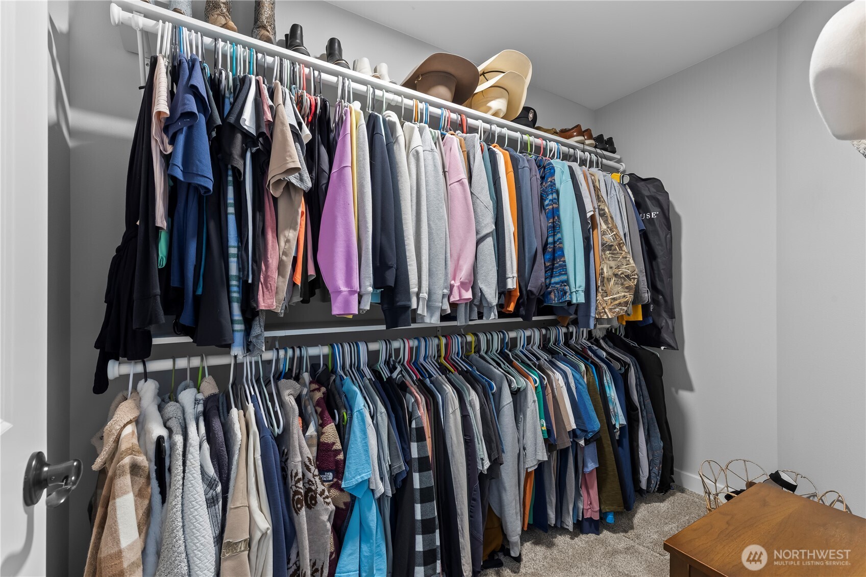 971 Old Cedars Road Cle Elum, WA 98922 - Photo 17 of 39 a view of walk in closet with clothes and shoes