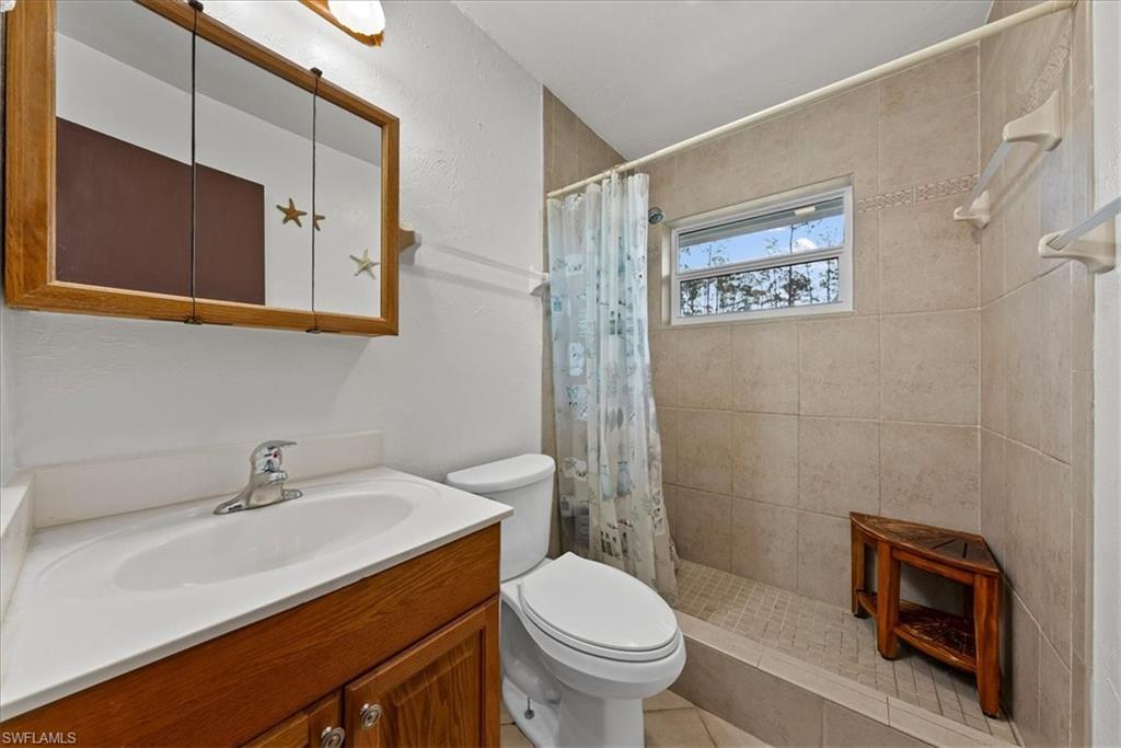 6070 Lee Williams Road Naples, FL 34117 - Photo 18 of 26 a bathroom with a sink a toilet and mirror