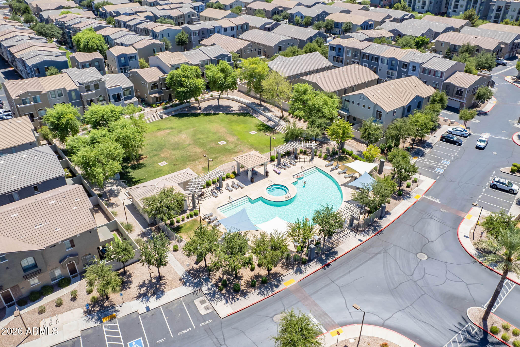 2402 East 5th Street, Unit 1409 Tempe, AZ 85288 - Photo 26 of 34 an aerial view of a house