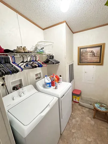 a room with storage and utility