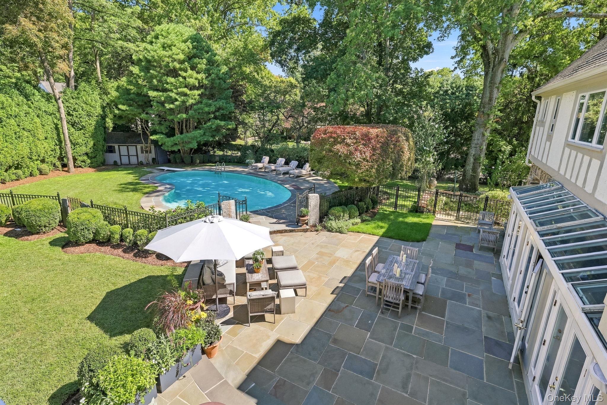 69 Rye Road Rye, NY 10580 - Photo 33 of 44 Rear Patio and Pool