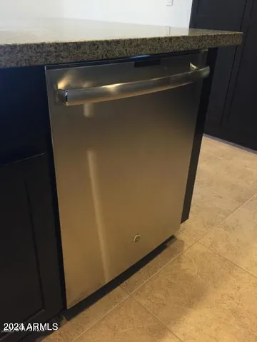 a close view of washer and dryer