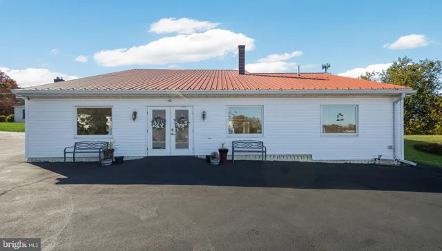 a view of a house with a patio