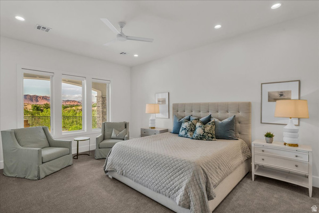 2608 Canyon Ridge Drive St. George, UT 84770 - Photo 63 of 86 Spacious room featuring white walls and grey carpet flooring