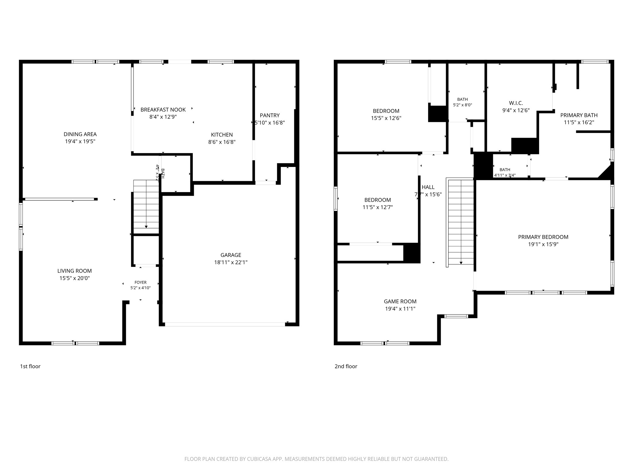 723 Slate Valley Lane Spring, TX 77373 - Photo 41 of 41 Illustrated floor plan with estimated room dimensions provided for reference. Buyer to independently verify all measurements.