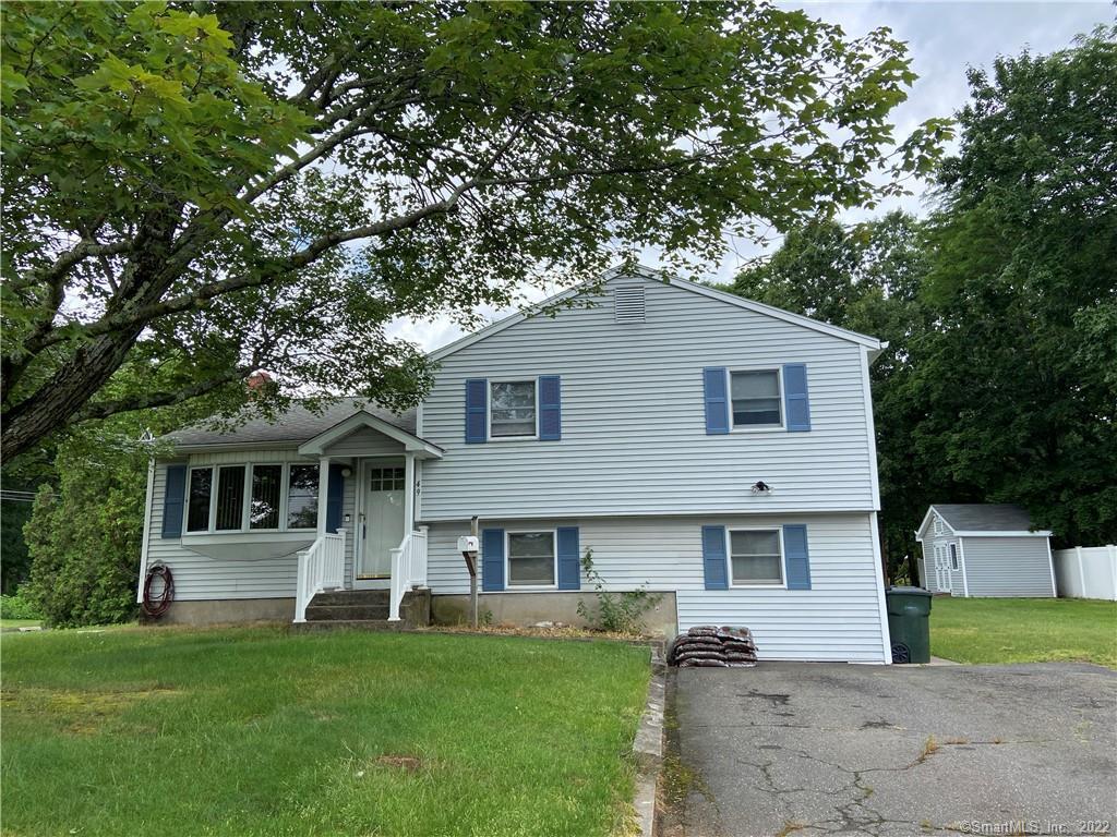 49 Cypress Road Windsor Locks, CT 06096 - Photo 1 of 1 a front view of a house with a yard
