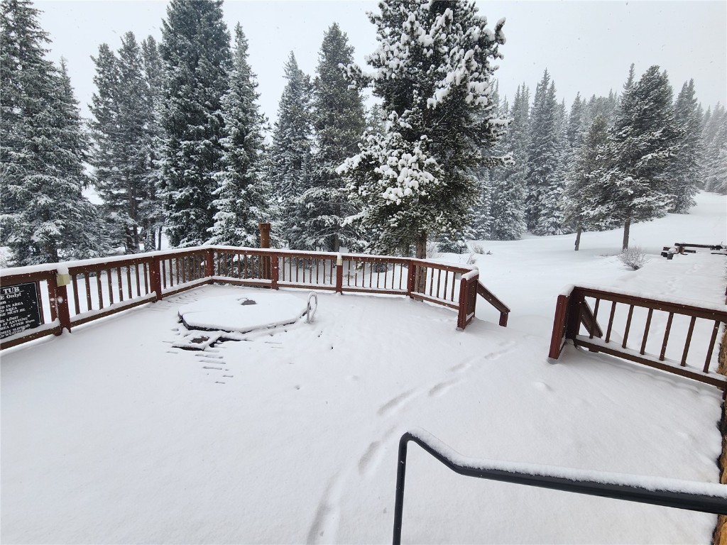 57 Copper Circle, Unit 104 Copper Mountain, CO 80443 - Photo 22 of 25 a view of balcony with furniture