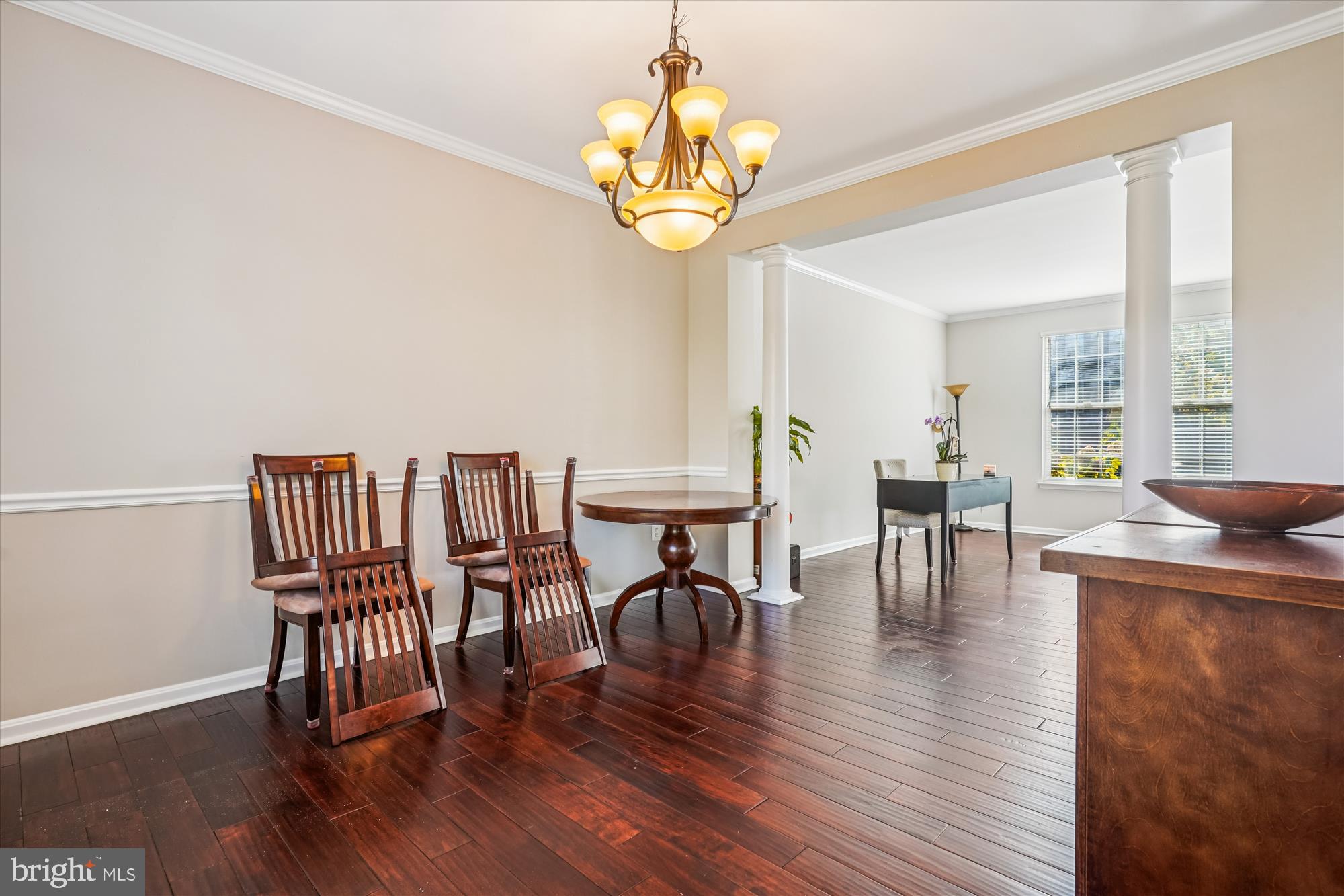 3318 Eagle Ridge Drive Woodbridge, VA 22191 - Photo 11 of 72 a view of a dining room with furniture and wooden floor
