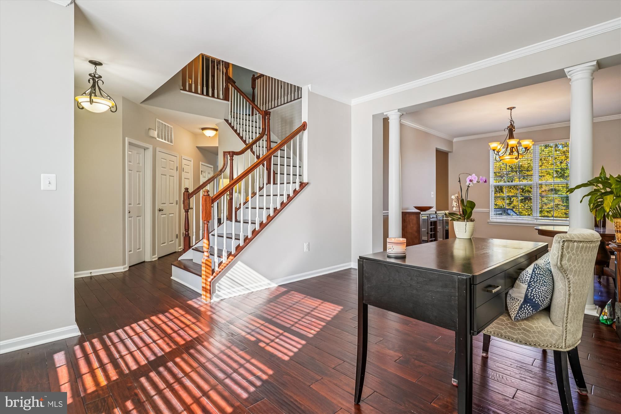 3318 Eagle Ridge Drive Woodbridge, VA 22191 - Photo 8 of 72 a view of a livingroom with furniture window and wooden floor
