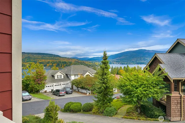 a view of a city street from a building