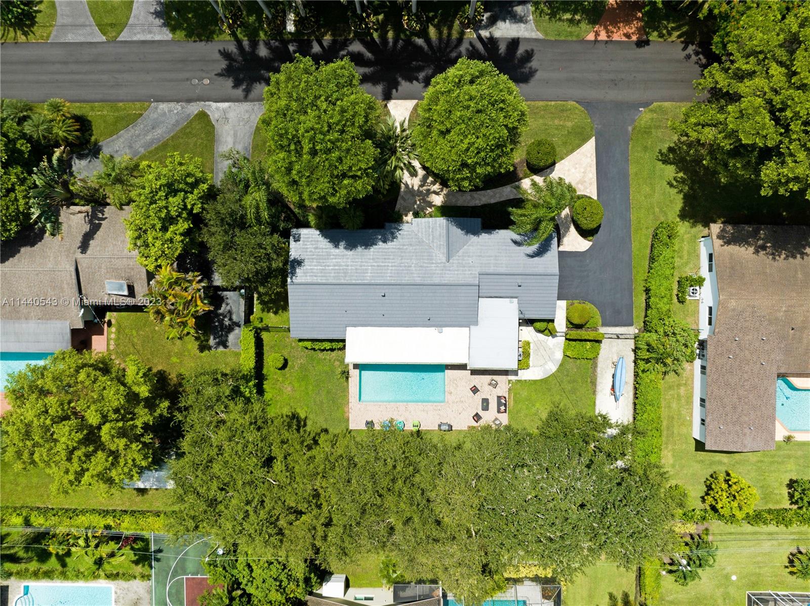 13001 Southwest 70th Avenue Pinecrest, FL 33156 - Photo 46 of 49 a view of a garden with plants
