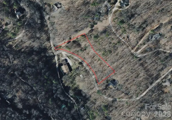 a green field with lots of trees