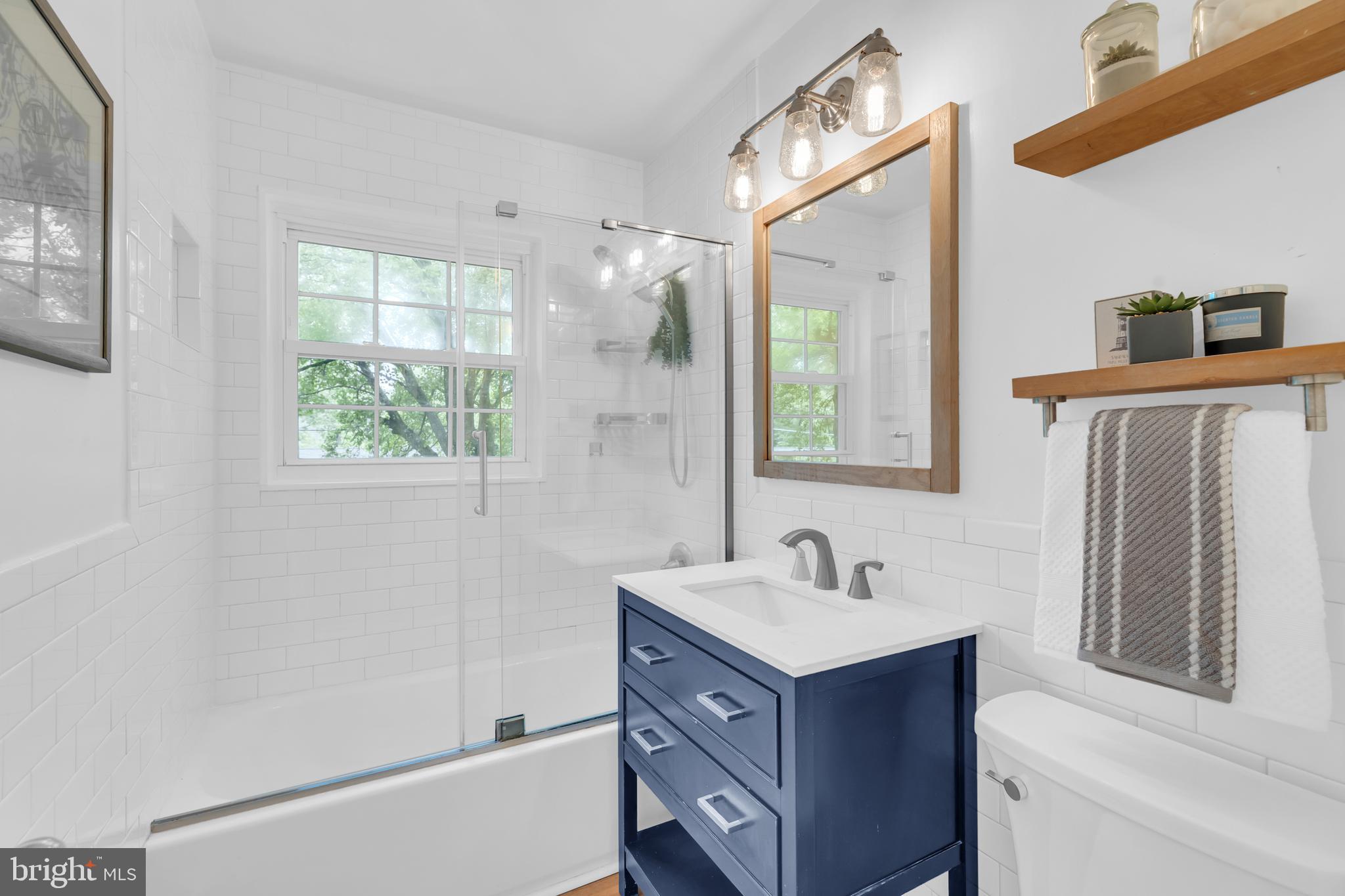 7517 Axton Street Springfield, VA 22151 - Photo 23 of 46 Upstairs fully renovated bathroom