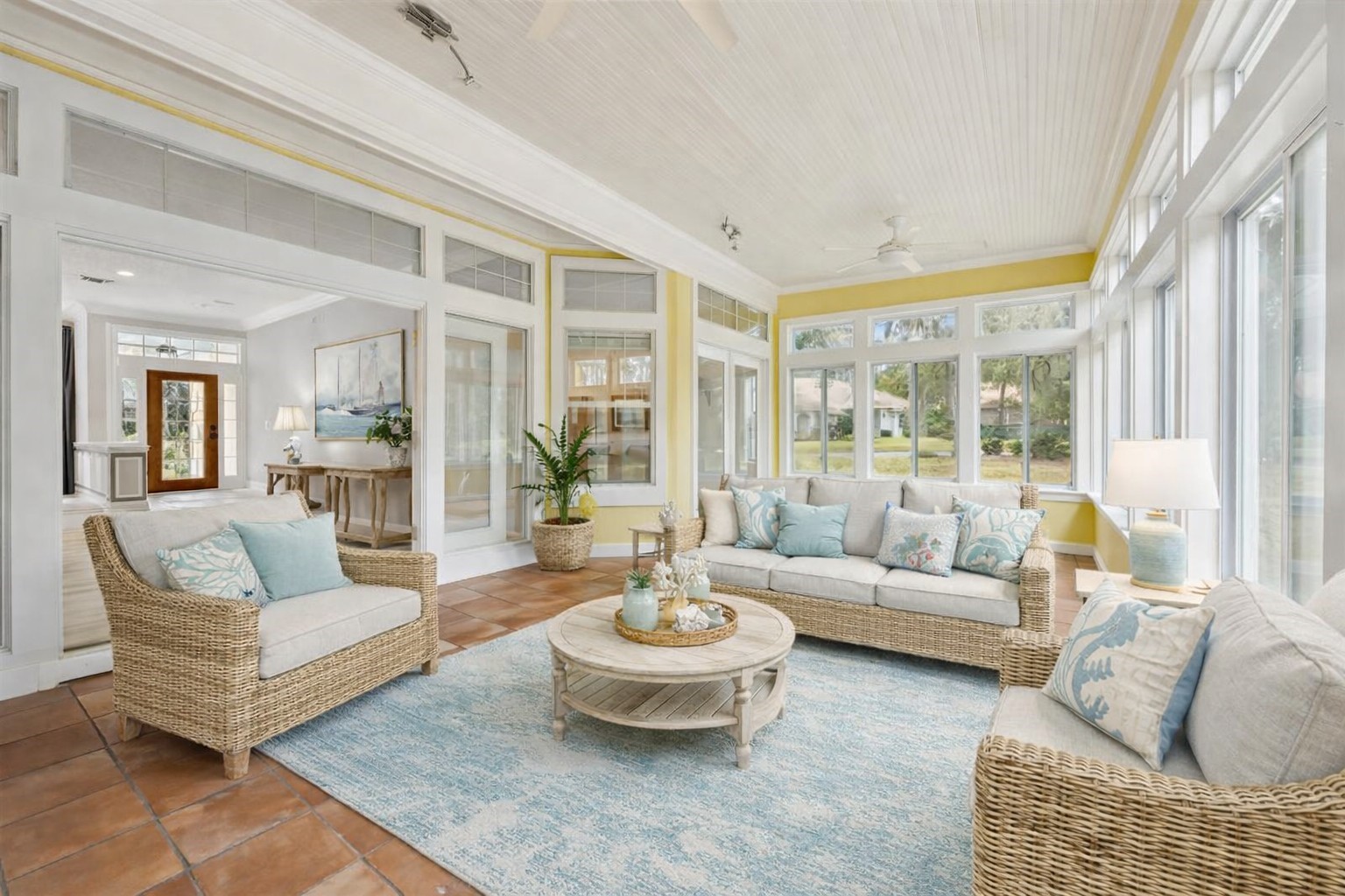4433 Bean Street Fernandina Beach, FL 32034 - Photo 22 of 79 a living room with furniture and a large window
