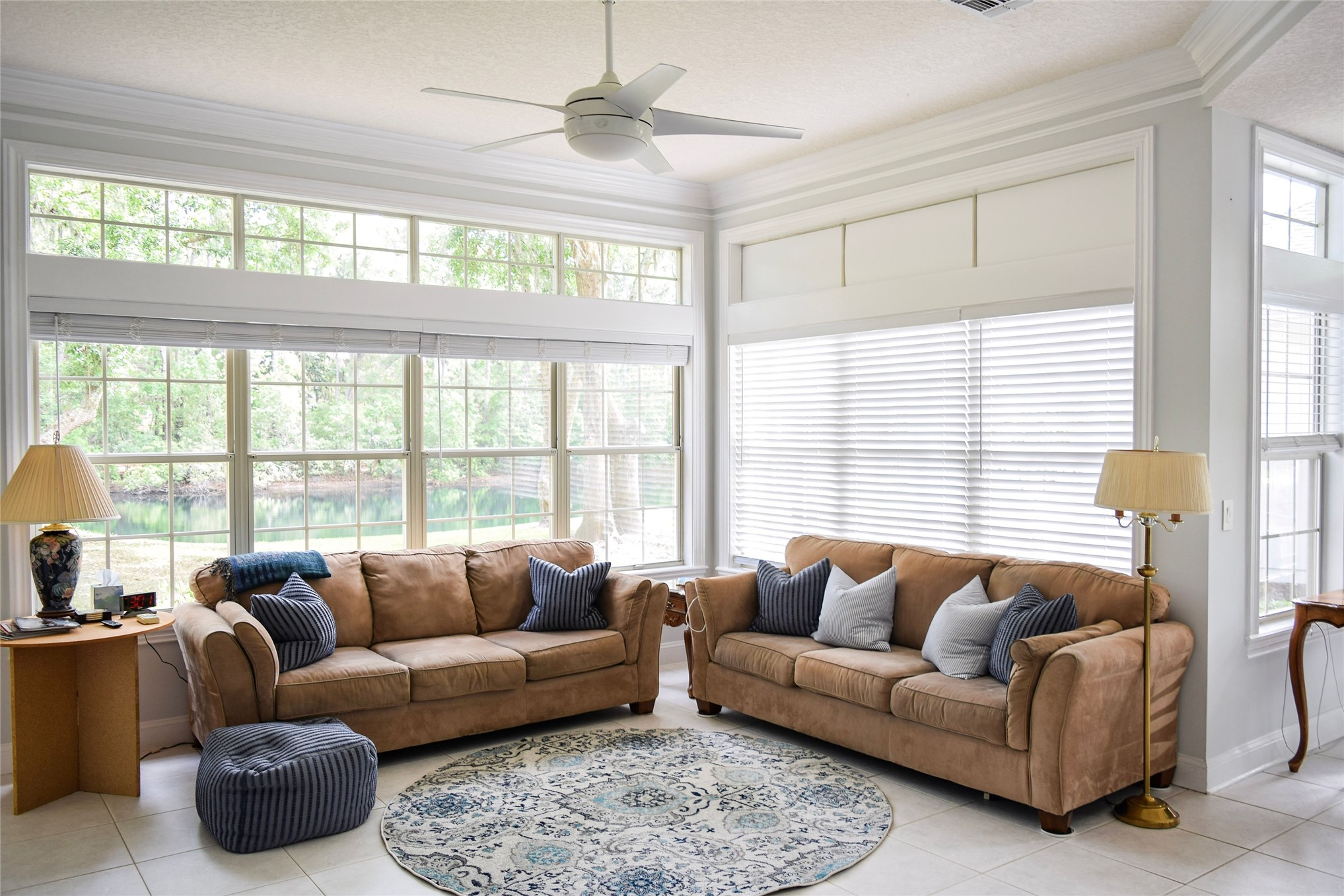 4433 Bean Street Fernandina Beach, FL 32034 - Photo 4 of 79 a living room with furniture and a large window