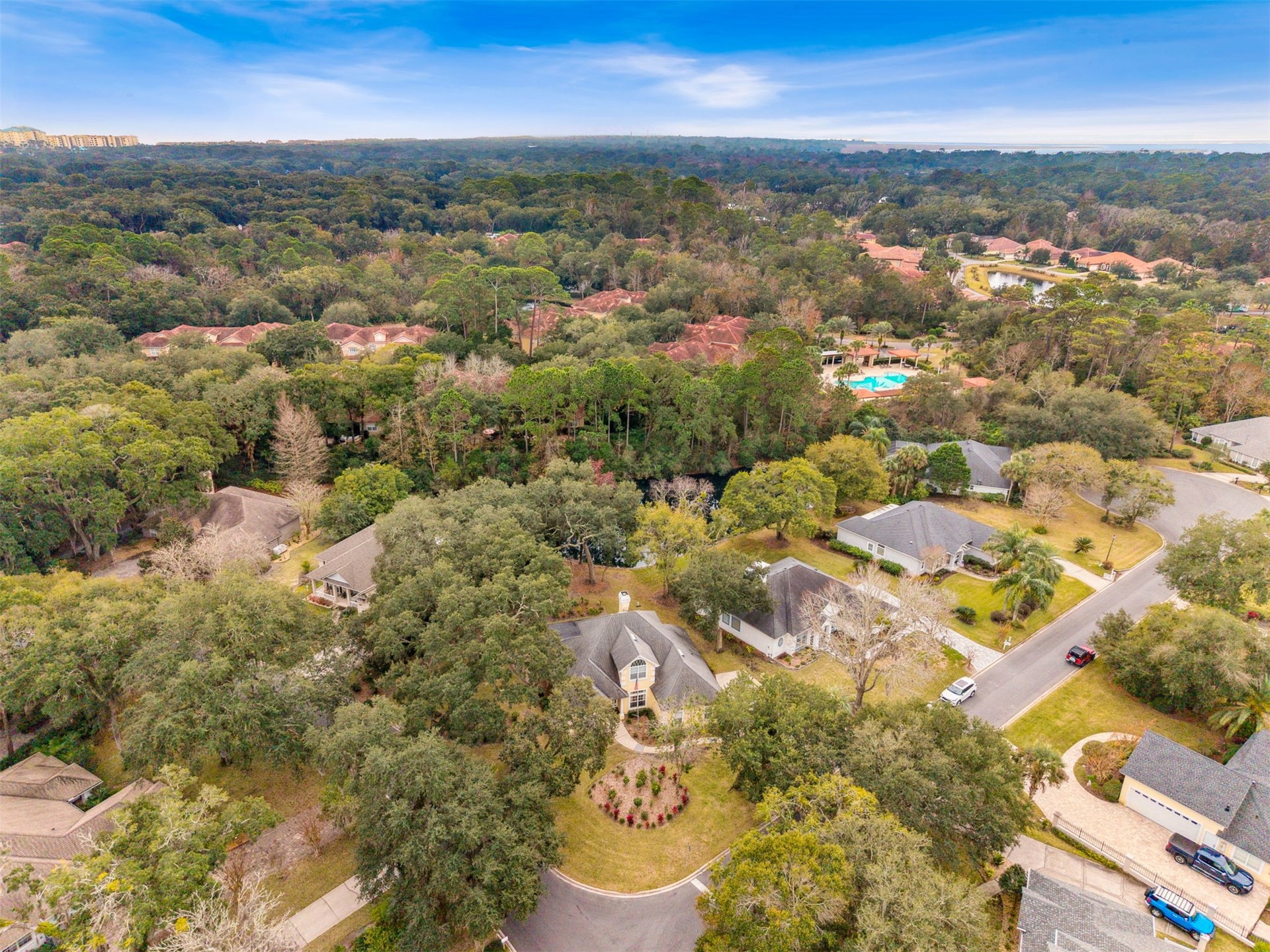 4433 Bean Street Fernandina Beach, FL 32034 - Photo 75 of 79 an aerial view of residential building with green space
